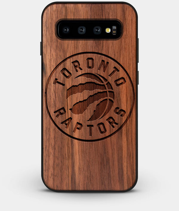 Best Custom Engraved Walnut Wood Toronto Raptors Galaxy S10 Case - Engraved In Nature