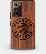 Best Custom Engraved Walnut Wood Toronto Raptors Note 20 Case - Engraved In Nature