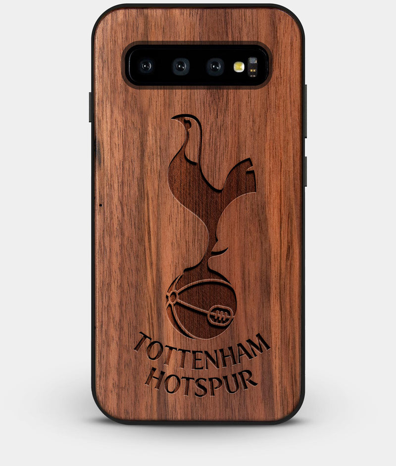 Best Custom Engraved Walnut Wood Tottenham Hotspur F.C. Galaxy S10 Case - Engraved In Nature