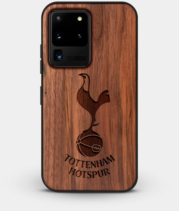 Best Custom Engraved Walnut Wood Tottenham Hotspur F.C. Galaxy S20 Ultra Case - Engraved In Nature