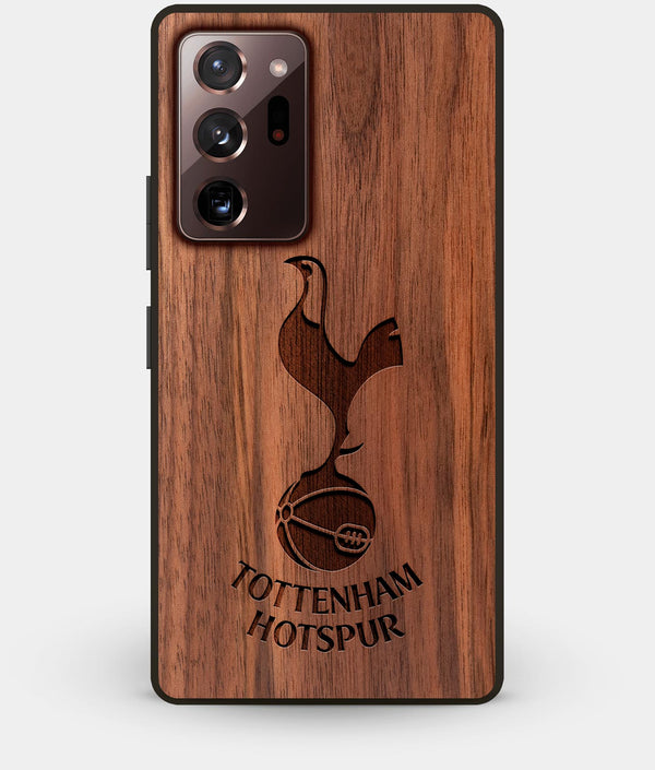 Best Custom Engraved Walnut Wood Tottenham Hotspur F.C. Note 20 Ultra Case - Engraved In Nature