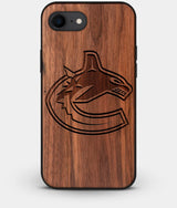 Best Custom Engraved Walnut Wood Vancouver Canucks iPhone 7 Case - Engraved In Nature