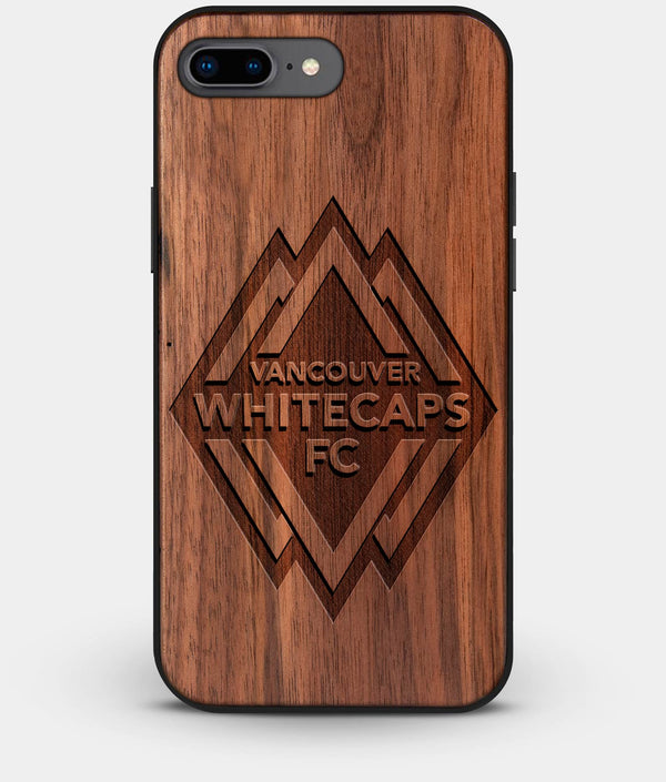 Best Custom Engraved Walnut Wood Vancouver Whitecaps FC iPhone 7 Plus Case - Engraved In Nature