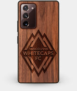 Best Custom Engraved Walnut Wood Vancouver Whitecaps FC Note 20 Case - Engraved In Nature