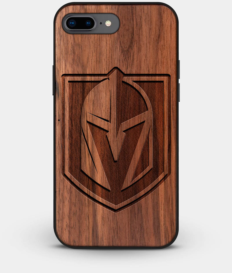 Best Custom Engraved Walnut Wood Vegas Golden Knights iPhone 7 Plus Case - Engraved In Nature