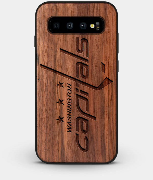 Best Custom Engraved Walnut Wood Washington Capitals Galaxy S10 Case - Engraved In Nature