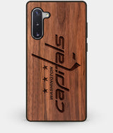 Best Custom Engraved Walnut Wood Washington Capitals Note 10 Case - Engraved In Nature