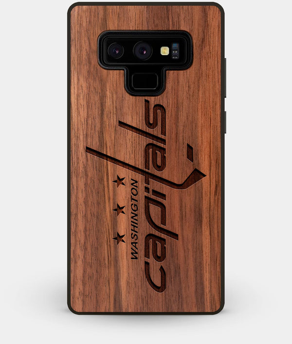 Best Custom Engraved Walnut Wood Washington Capitals Note 9 Case - Engraved In Nature