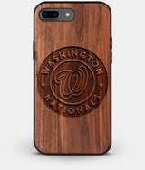 Best Custom Engraved Walnut Wood Washington Nationals iPhone 7 Plus Case - Engraved In Nature