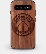 Best Custom Engraved Walnut Wood Washington Wizards Galaxy S10 Case - Engraved In Nature