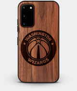Best Custom Engraved Walnut Wood Washington Wizards Galaxy S20 Case - Engraved In Nature