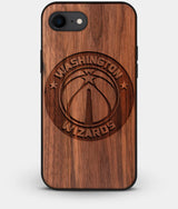 Best Custom Engraved Walnut Wood Washington Wizards iPhone 8 Case - Engraved In Nature