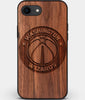 Best Custom Engraved Walnut Wood Washington Wizards iPhone SE Case - Engraved In Nature