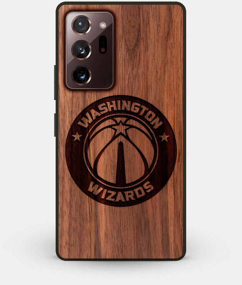 Best Custom Engraved Walnut Wood Washington Wizards Note 20 Ultra Case - Engraved In Nature