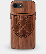 Best Custom Engraved Walnut Wood West Ham United F.C. iPhone 7 Case - Engraved In Nature
