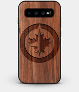 Best Custom Engraved Walnut Wood Winnipeg Jets Galaxy S10 Case - Engraved In Nature
