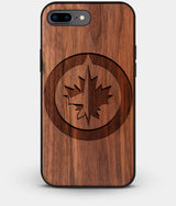Best Custom Engraved Walnut Wood Winnipeg Jets iPhone 8 Plus Case - Engraved In Nature