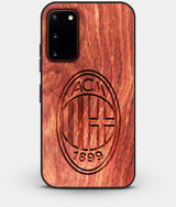 Best Wood A.C. Milan Galaxy S20 FE Case - Custom Engraved Cover - Engraved In Nature