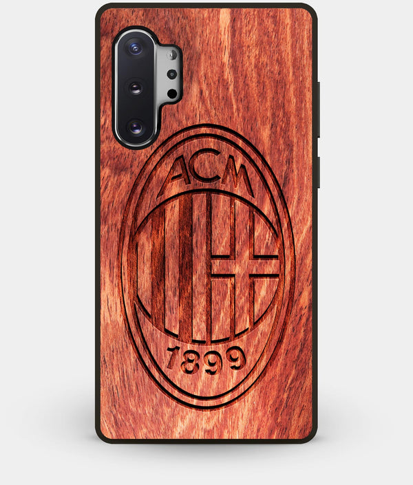 Best Custom Engraved Wood A.C. Milan Note 10 Plus Case - Engraved In Nature