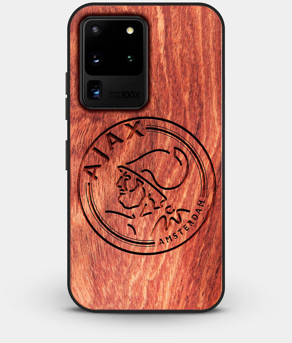 Best Custom Engraved Wood AFC Ajax Galaxy S20 Ultra Case - Engraved In Nature