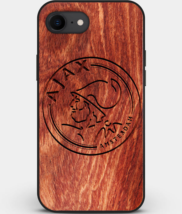 Best Custom Engraved Wood AFC Ajax iPhone SE Case - Engraved In Nature