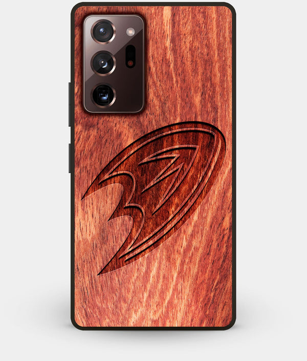 Best Custom Engraved Wood Anaheim Ducks Note 20 Ultra Case - Engraved In Nature