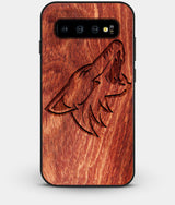 Best Custom Engraved Wood Arizona Coyotes Galaxy S10 Plus Case - Engraved In Nature