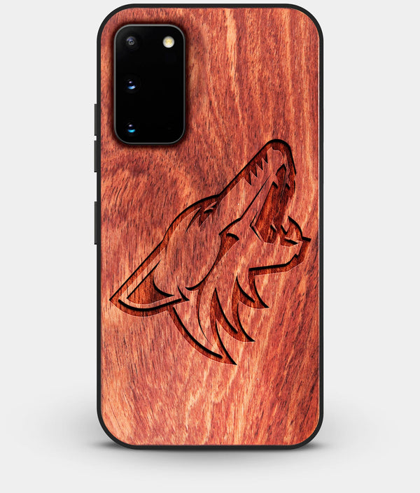 Best Custom Engraved Wood Arizona Coyotes Galaxy S20 Case - Engraved In Nature