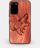 Best Wood Arizona Coyotes Galaxy S20 FE Case - Custom Engraved Cover - Engraved In Nature