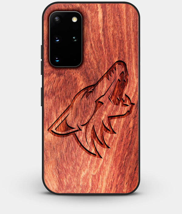 Best Custom Engraved Wood Arizona Coyotes Galaxy S20 Plus Case - Engraved In Nature