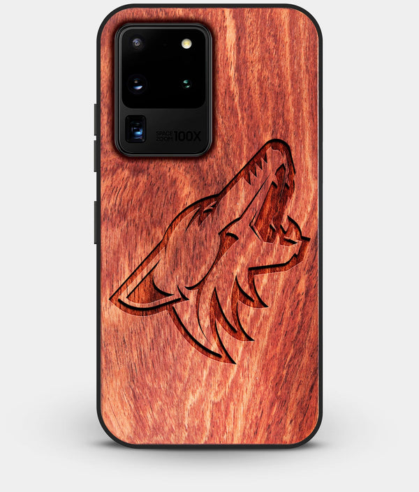 Best Custom Engraved Wood Arizona Coyotes Galaxy S20 Ultra Case - Engraved In Nature