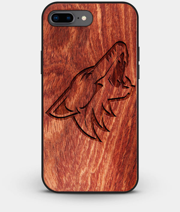 Best Custom Engraved Wood Arizona Coyotes iPhone 7 Plus Case - Engraved In Nature
