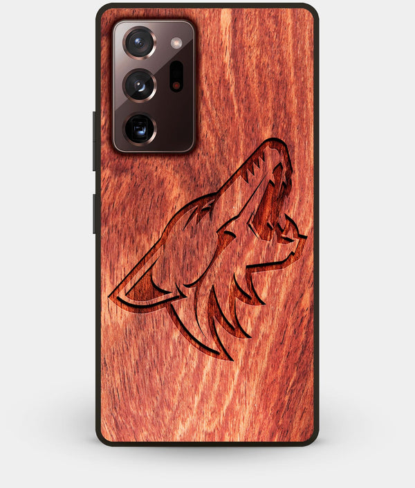 Best Custom Engraved Wood Arizona Coyotes Note 20 Ultra Case - Engraved In Nature