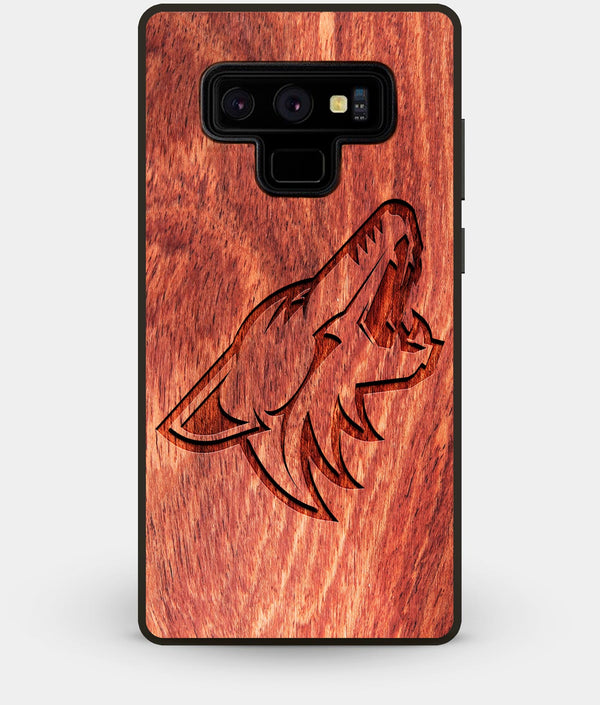 Best Custom Engraved Wood Arizona Coyotes Note 9 Case - Engraved In Nature