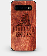 Best Custom Engraved Wood Arizona Diamondbacks Galaxy S10 Case - Engraved In Nature