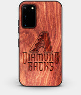 Best Custom Engraved Wood Arizona Diamondbacks Galaxy S20 Case - Engraved In Nature