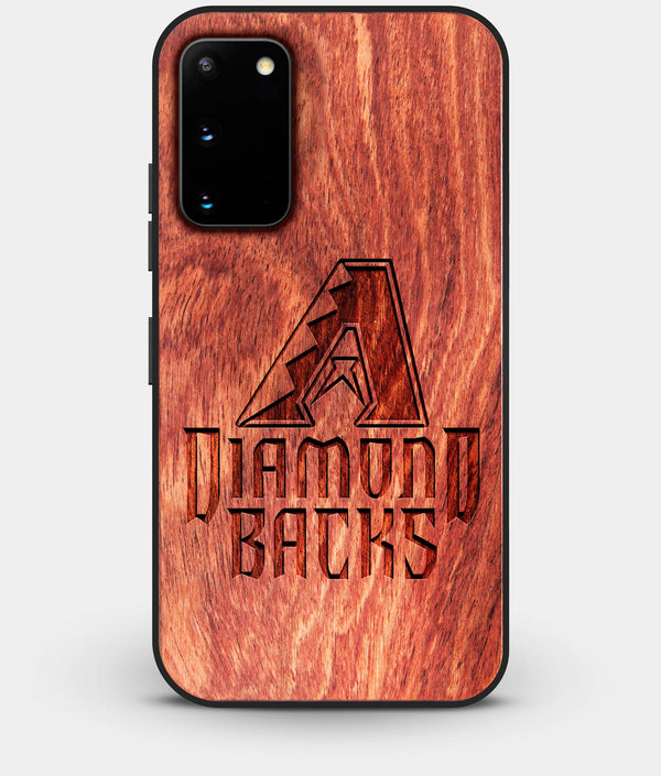 Best Wood Arizona Diamondbacks Galaxy S20 FE Case - Custom Engraved Cover - Engraved In Nature