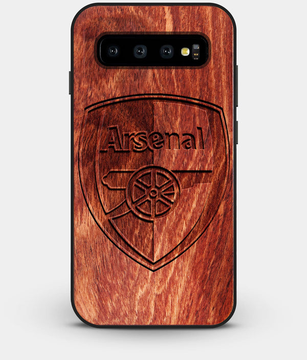 Best Custom Engraved Wood Arsenal F.C. Galaxy S10 Plus Case - Engraved In Nature
