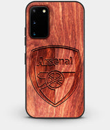 Best Wood Arsenal F.C. Galaxy S20 FE Case - Custom Engraved Cover - Engraved In Nature