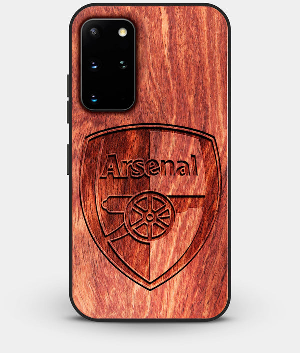 Best Custom Engraved Wood Arsenal F.C. Galaxy S20 Plus Case - Engraved In Nature