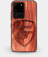 Best Custom Engraved Wood Arsenal F.C. Galaxy S20 Ultra Case - Engraved In Nature