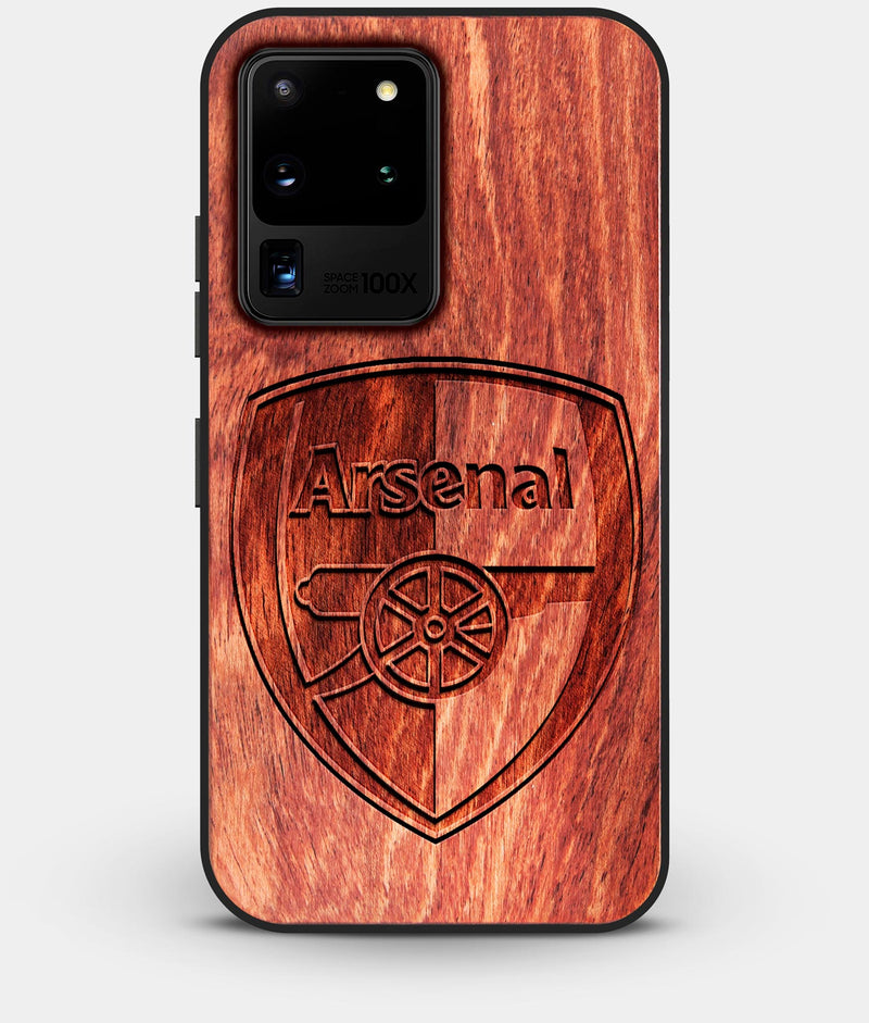 Best Custom Engraved Wood Arsenal F.C. Galaxy S20 Ultra Case - Engraved In Nature