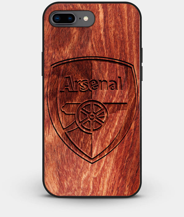Best Custom Engraved Wood Arsenal F.C. iPhone 8 Plus Case - Engraved In Nature