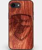Best Custom Engraved Wood Arsenal F.C. iPhone SE Case - Engraved In Nature