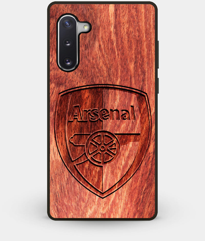 Best Custom Engraved Wood Arsenal F.C. Note 10 Case - Engraved In Nature