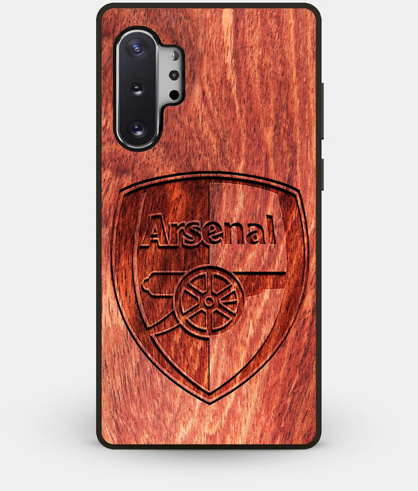 Best Custom Engraved Wood Arsenal F.C. Note 10 Plus Case - Engraved In Nature