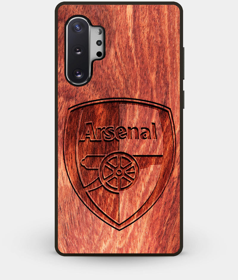 Best Custom Engraved Wood Arsenal F.C. Note 10 Plus Case - Engraved In Nature