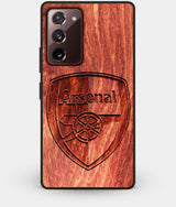 Best Custom Engraved Wood Arsenal F.C. Note 20 Case - Engraved In Nature