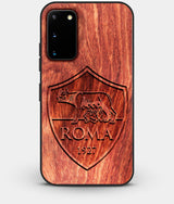 Best Wood A.S. Roma Galaxy S20 FE Case - Custom Engraved Cover - Engraved In Nature