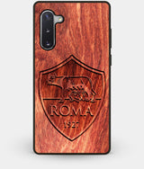 Best Custom Engraved Wood A.S. Roma Note 10 Case - Engraved In Nature